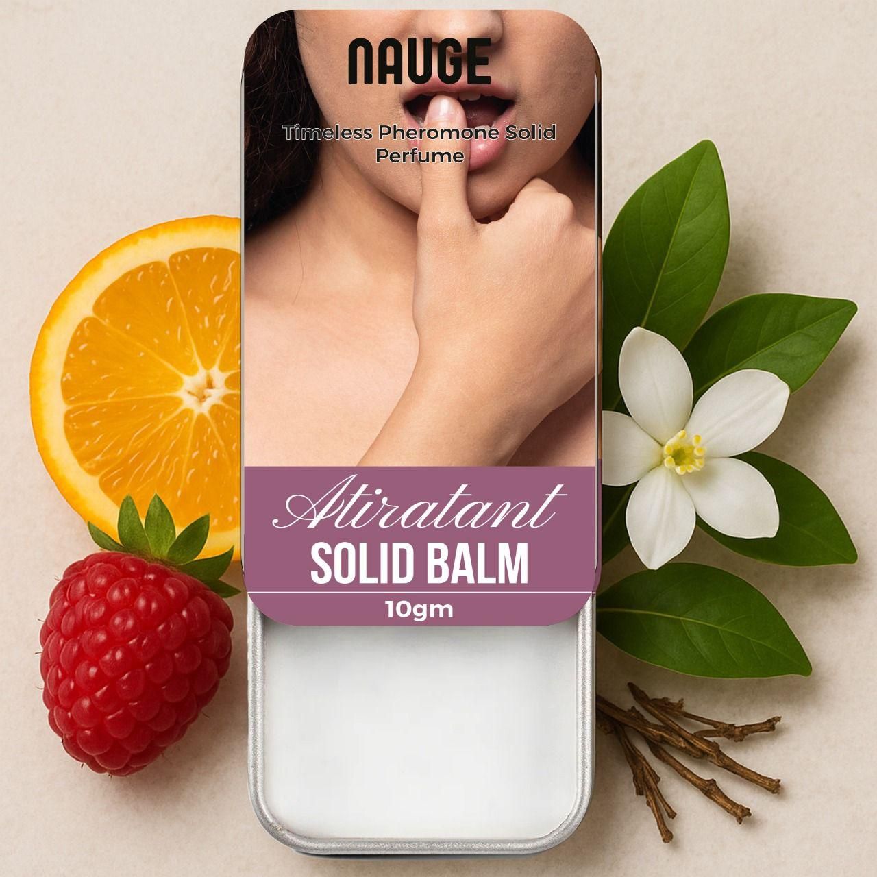 NAUGE Timeless Solid Pheromone Perfume (10g) - Portable & Elegant