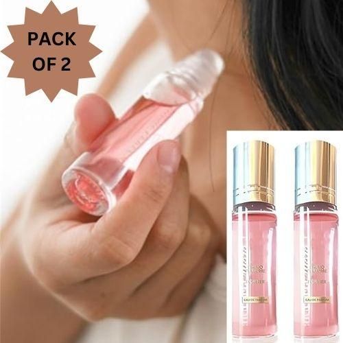 Pink Love Luxury Perfume for Women - Long Lasting Fragrance (Pack of 2)
