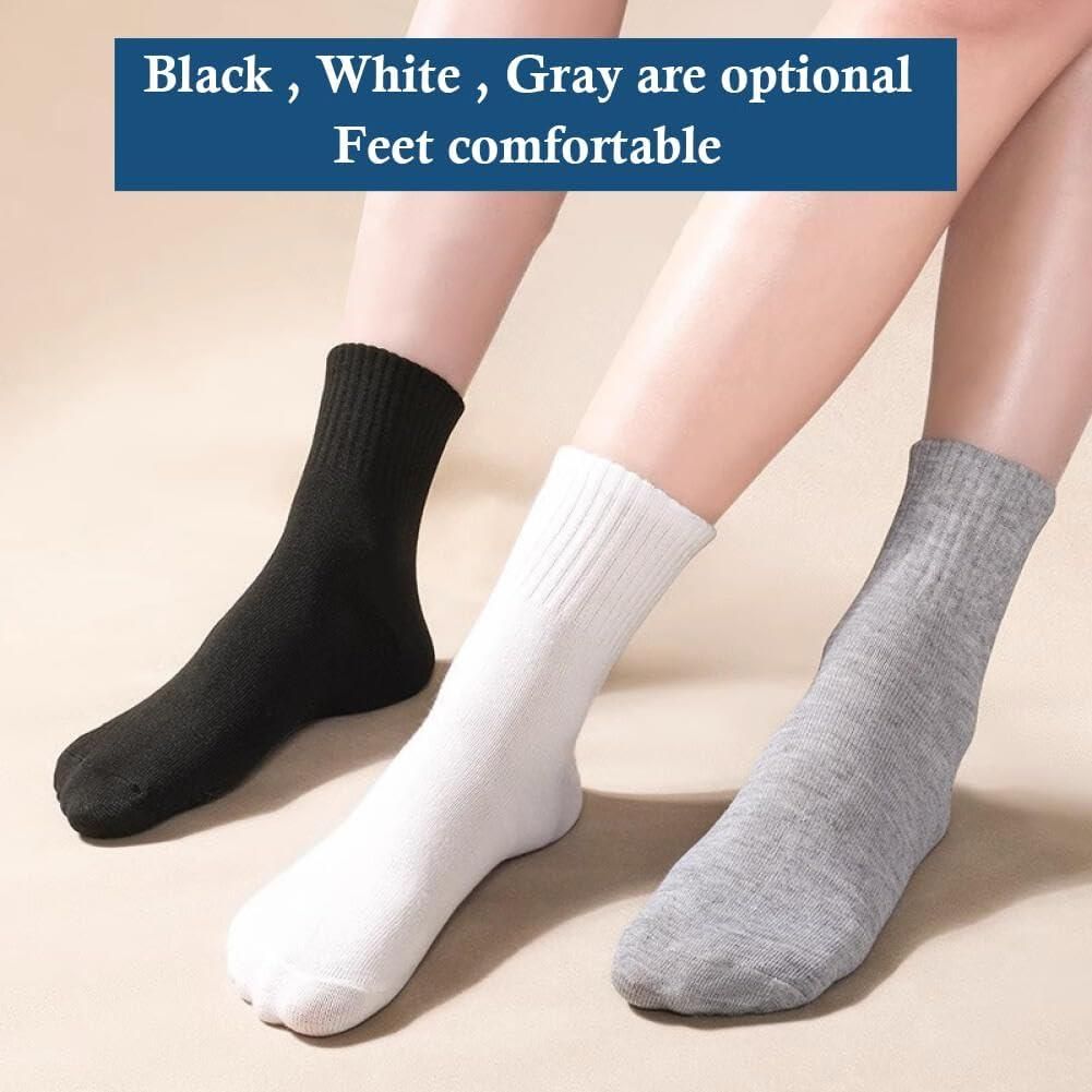 Travel-Friendly Disposable Cotton Socks- Hygienic & Wash-Free(Portable Pack)