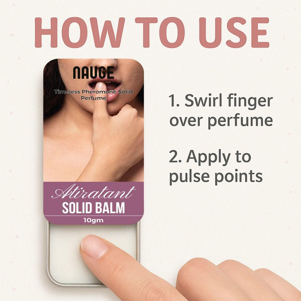 NAUGE Timeless Solid Pheromone Perfume (10g) - Portable & Elegant