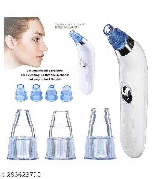 4-in-1 Multi-Function Facial Pore Cleaner - Electric Blackhead & Acne Remover Vacuum