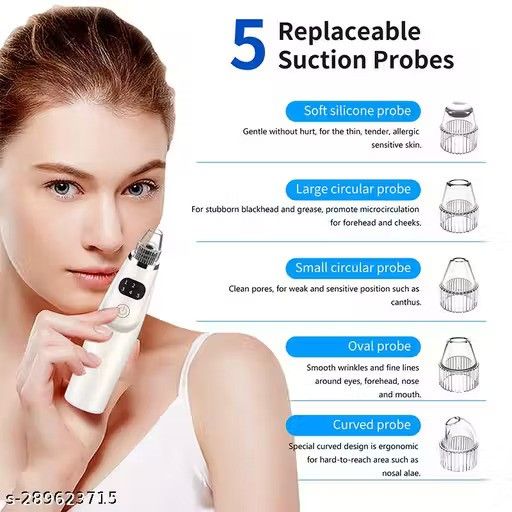 4-in-1 Multi-Function Facial Pore Cleaner - Electric Blackhead & Acne Remover Vacuum